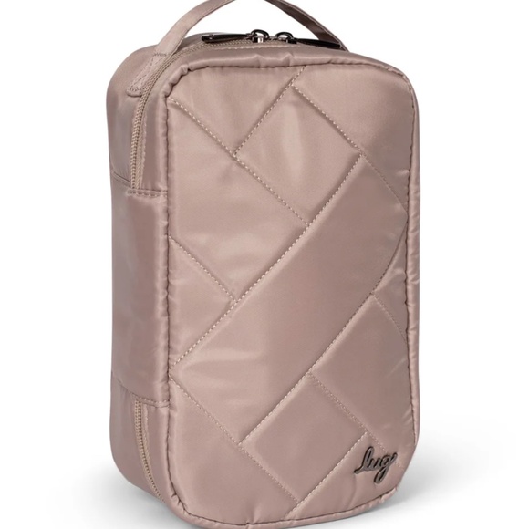 Lug Hover Cosmetic Pouch Sand Taupe NWT - Picture 2 of 10